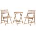 Beliani Conjunto de balcón SAVELLETRI Beliani Conjunto de balcón SAVELLETRI Blanco/ Beige