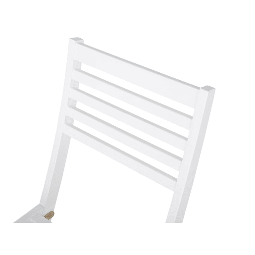 Conjunto de varanda com almofadas Dobrável FIJI Madeira de acácia Branco