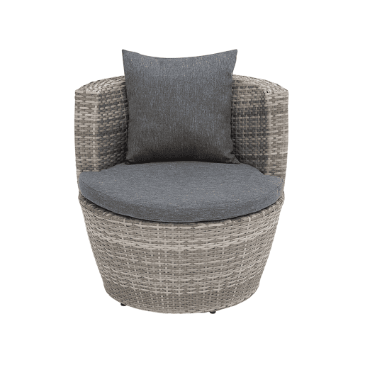 Conjunto de varanda com almofadas CAPRI Cinzento Conjunto de varanda com almofadas CAPRI Cinzento
