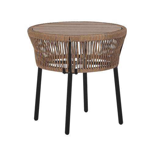 Conjunto de varanda com almofadas GARGANO Castanho claro