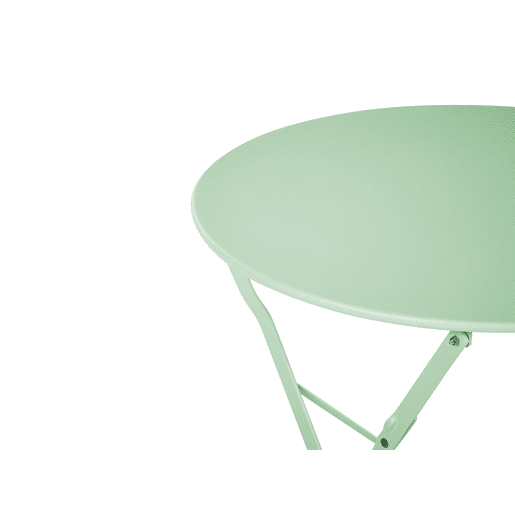 Conjunto de varanda Dobrável FIORI Metal Verde menta