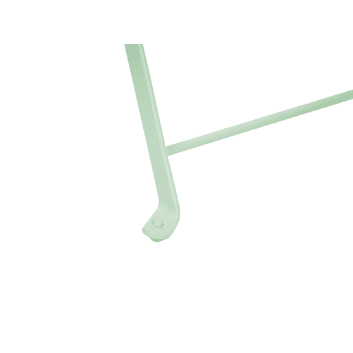 Conjunto de varanda Dobrável FIORI Metal Verde menta