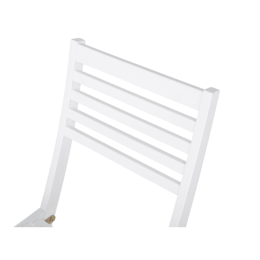 Conjunto de varanda Dobrável FIJI Madeira de acácia Branco