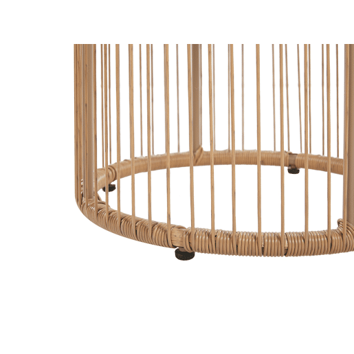 Conjunto de varanda com almofadas LABICO Castanho claro