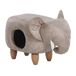 Beliani Puf animal JUMBO Beliani Puf animal JUMBO Gris Claro