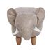 Beliani Puf animal JUMBO Beliani Puf animal JUMBO Gris Claro