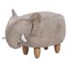 Beliani Puf animal JUMBO Beliani Puf animal JUMBO Gris Claro