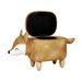 Beliani Puf animal FOX Beliani Puf animal FOX Naranja