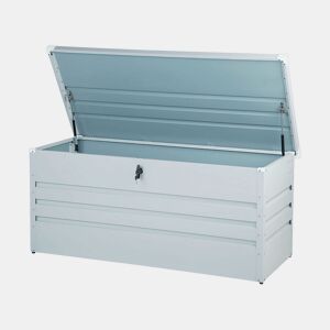 Caixa de arrumação CEBROSA Metal 132 cm 62 cm Cinzento claro
