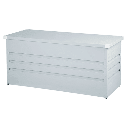 Caixa de arrumação CEBROSA Metal 132 cm 62 cm Cinzento claro