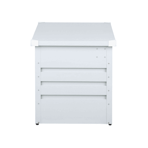 Caixa de arrumação CEBROSA Metal 132 cm 62 cm Cinzento claro