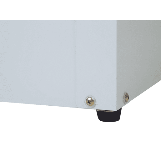 Caixa de arrumação CEBROSA Metal 132 cm 62 cm Cinzento claro