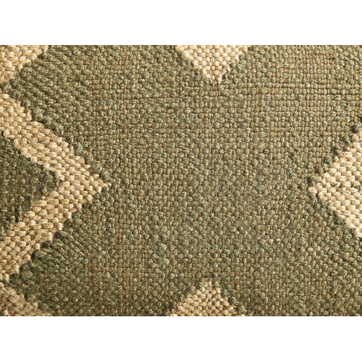Pufe GOPI Juta Verde 50 cm 50 cm 30 cm