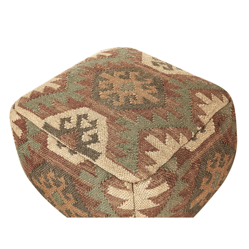 Pufe CUMBUM Juta Multicolor 50 cm 50 cm 30 cm