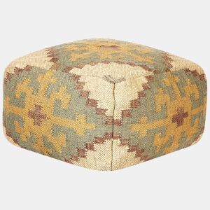 Pufe SARON Juta Multicolor 50 cm 50 cm 30 cm