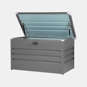 Caixa de arrumação CEBROSA Metal 132 cm 62 cm Cinzento
