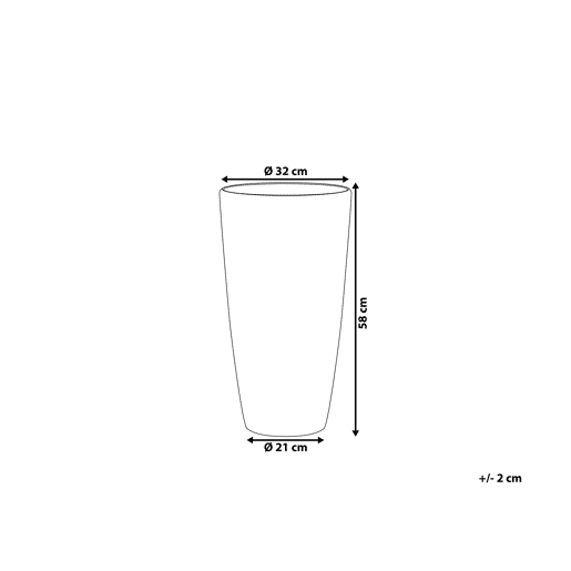 Vaso TSERIA 32 cm Dourado Vaso TSERIA 32 cm Dourado