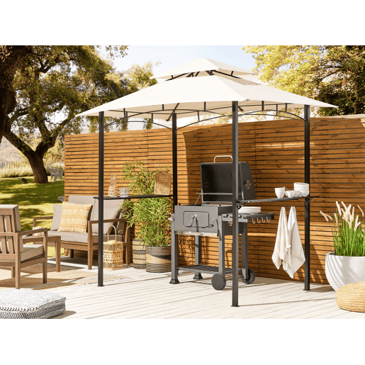 Pérgola de Jardim NARO Metal 240 cm 148 cm Creme