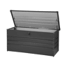 Caixa de arrumação CEBROSA Metal 132 cm 62 cm Cinzento grafite