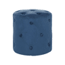 Pufe COROLLA Veludo Azul escuro 40 cm 40 cm 40 cm