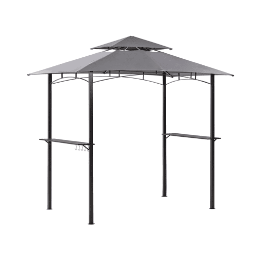 Pérgola de Jardim NARO Metal 240 cm 148 cm Cinzento