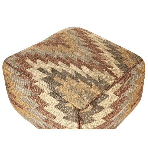 Pufe DEEPOR Juta Multicolor 50 cm 50 cm 30 cm