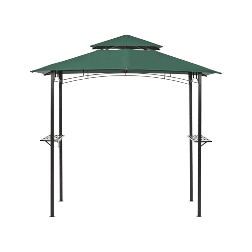 Pérgola de Jardim NARO Metal 240 cm 148 cm Verde escuro