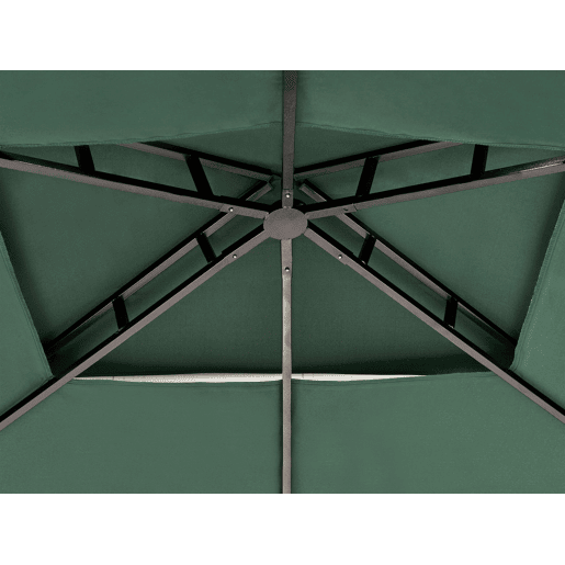 Pérgola de Jardim NARO Metal 240 cm 148 cm Verde escuro