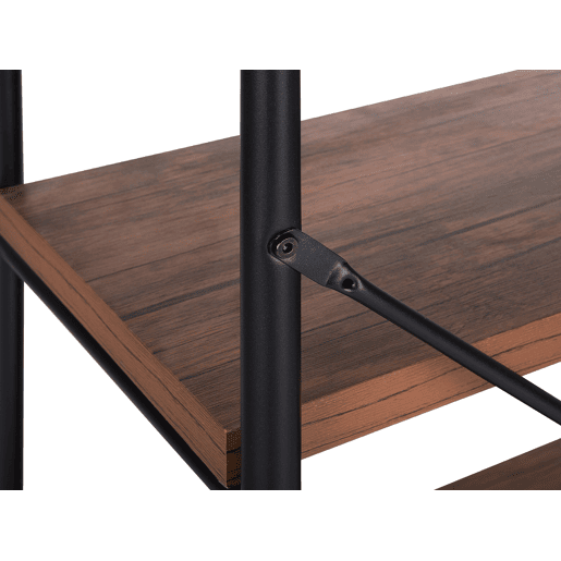 Estante com 4 prateleiras BRISBANE 160 cm Castanho escuro