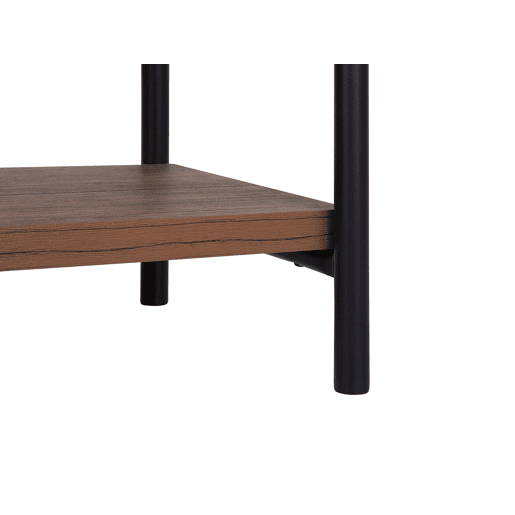 Estante com 4 prateleiras BRISBANE 160 cm Castanho escuro