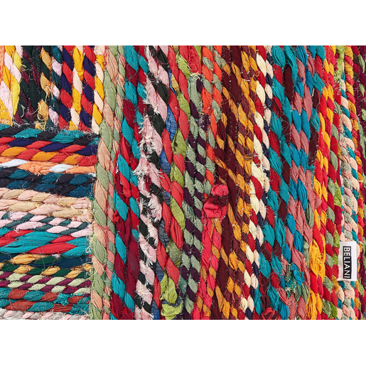 Pufe MEKHTAR Algodão Multicolor 40 cm 40 cm 40 cm