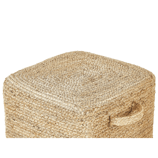 Pufe DHADAR Juta Natural 45 cm 45 cm 30 cm