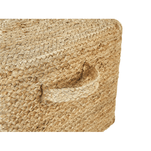 Pufe DHADAR Juta Natural 45 cm 45 cm 30 cm
