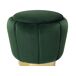 Beliani Puf IRVING Beliani Puf IRVING Verde Oscuro