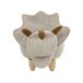 Beliani Puf animal TRICERATOPS Beliani Puf animal TRICERATOPS Gris Claro