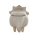 Beliani Puf animal TRICERATOPS Beliani Puf animal TRICERATOPS Gris Claro