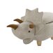 Beliani Puf animal TRICERATOPS Beliani Puf animal TRICERATOPS Gris Claro