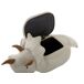 Beliani Puf animal TRICERATOPS Beliani Puf animal TRICERATOPS Gris Claro