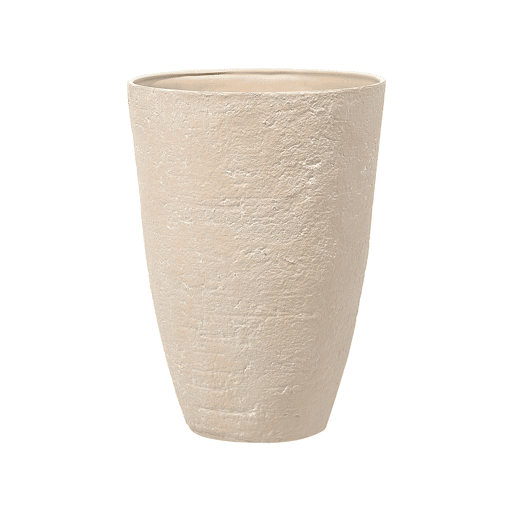 Conjunto de 2 vasos para plantas CAMIA 51 cm Creme