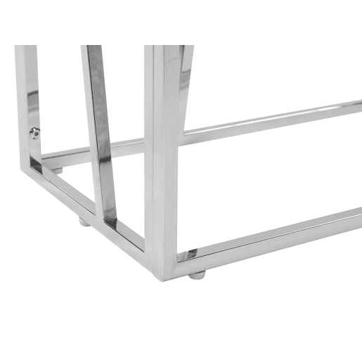Estante com 4 prateleiras Estante HOXIE Metal 175 cm Prateado