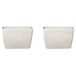 Beliani Conjunto de 2 macetas BARIS Beliani Conjunto de 2 macetas BARIS Beige