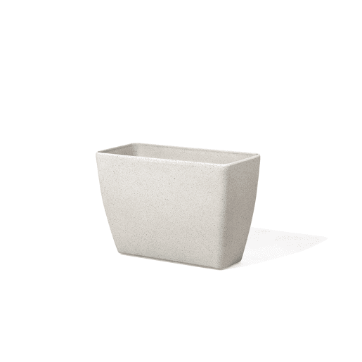 Conjunto de 2 vasos para plantas BARIS 60 cm Creme