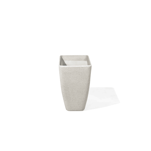 Conjunto de 2 vasos para plantas BARIS 60 cm Creme