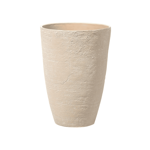 Conjunto de 2 vasos para plantas CAMIA 43 cm Creme