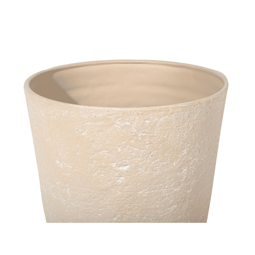 Conjunto de 2 vasos para plantas CAMIA 43 cm Creme