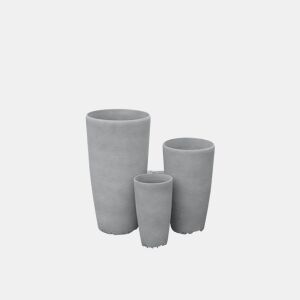 Vaso ABDERA 31 cm Cinzento