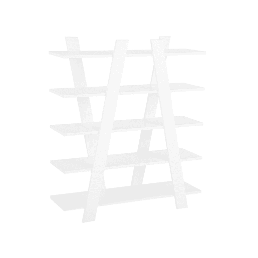 Estante com 5 prateleiras ESCALANTE 116 cm Branco