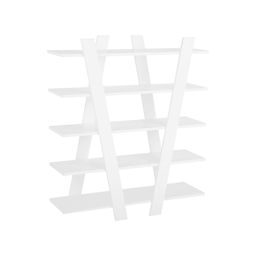 Estante com 5 prateleiras ESCALANTE 116 cm Branco