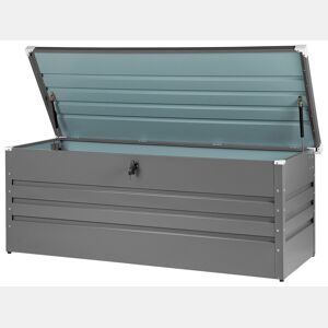 Caixa de arrumação CEBROSA Metal 165 cm 70 cm Cinzento