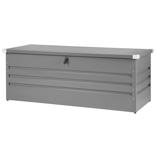 Caixa de arrumação CEBROSA Metal 165 cm 70 cm Cinzento